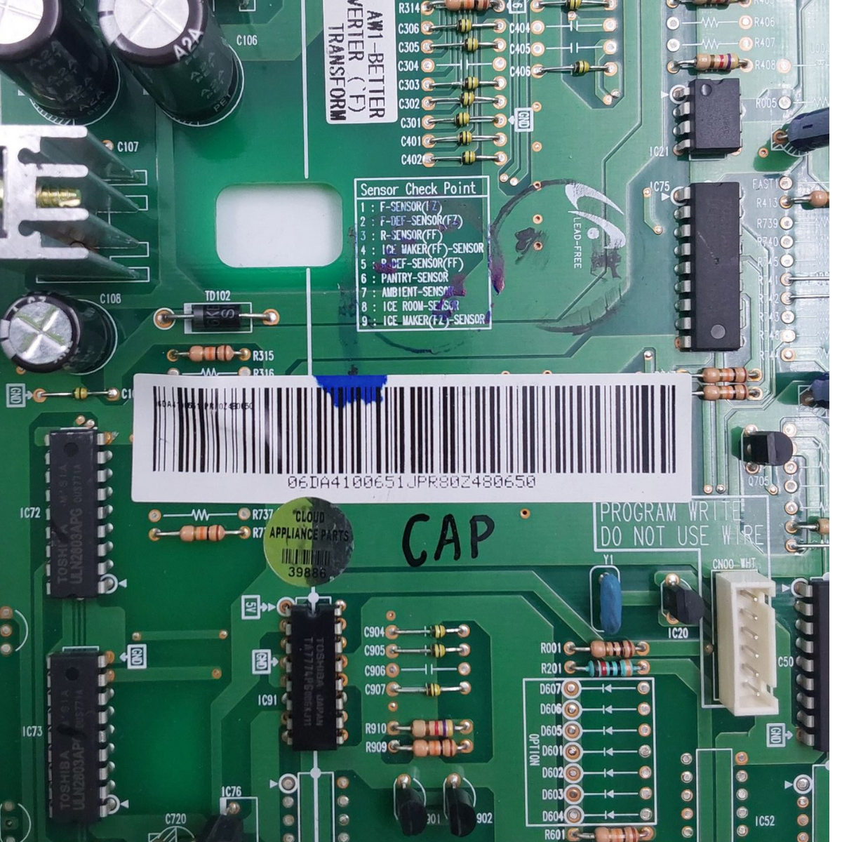 Samsung OEM Fridge Control Board DA41-00651J **Same Day Ship & 60 Days Warranty*