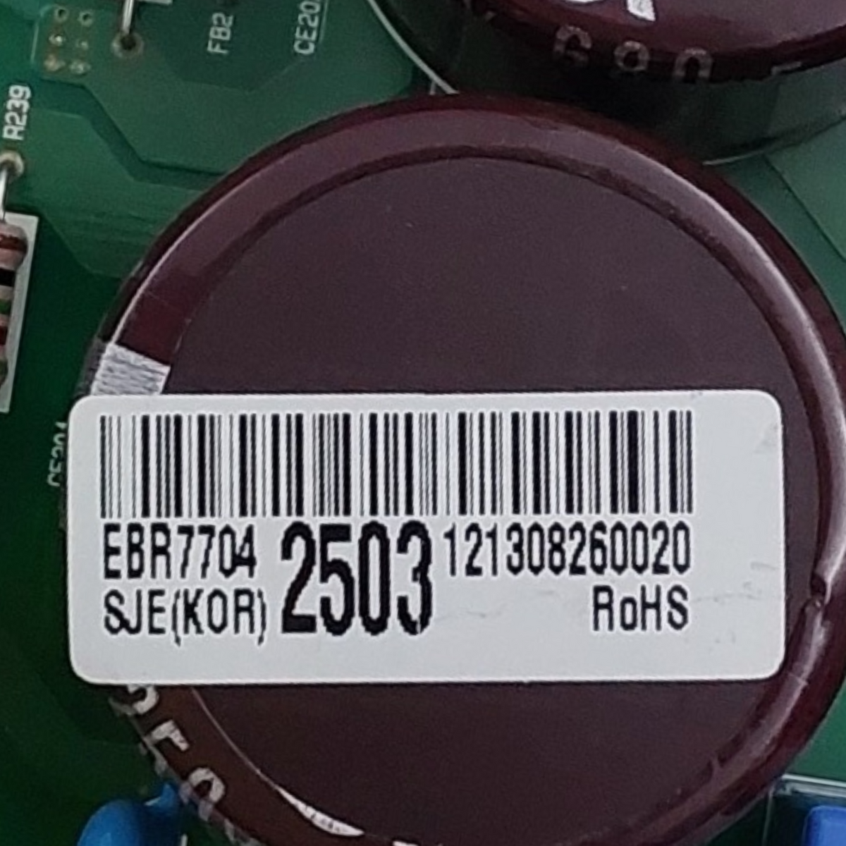 LG Genuine Fridge Control Board EBR77042503 Same Day Shipping & 60 Days Warranty