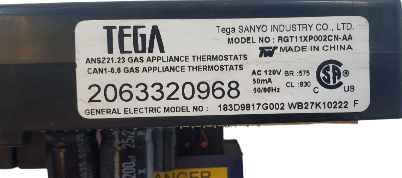 Genuine GE Range Control Board 183D9817G002 Same Day Shipping & 60 Days Warranty