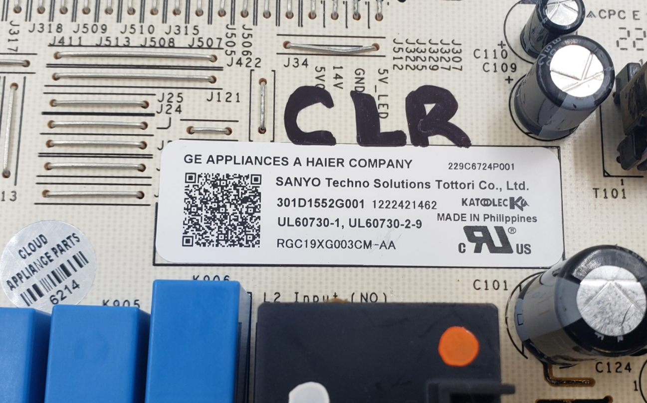 Genuine GE Oven Control Board 301D1552G001 Same Day Shipping & *60 Days Warranty