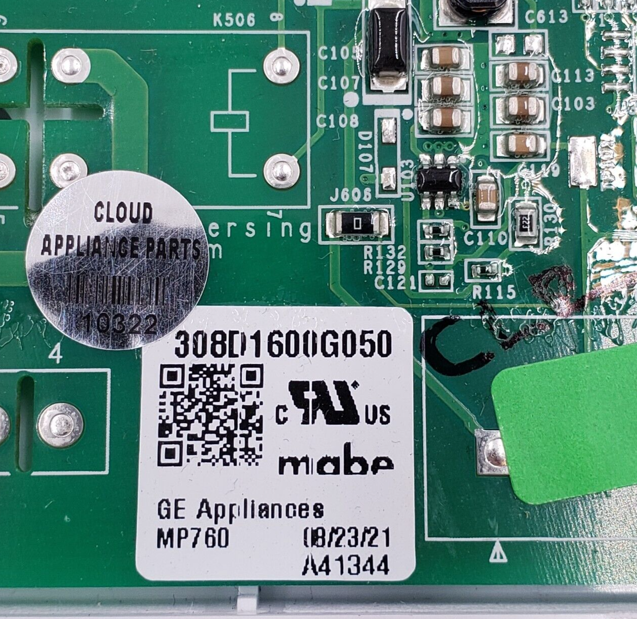 New GE Dryer Control Board 308D1600G050 **Same Day Shipping & 60 Days Warranty**