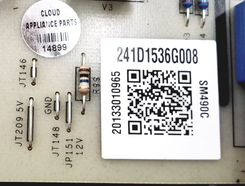Genuine GE Dryer Control Board 241D1536G008 Same Day Shipping & 60 Days Warranty
