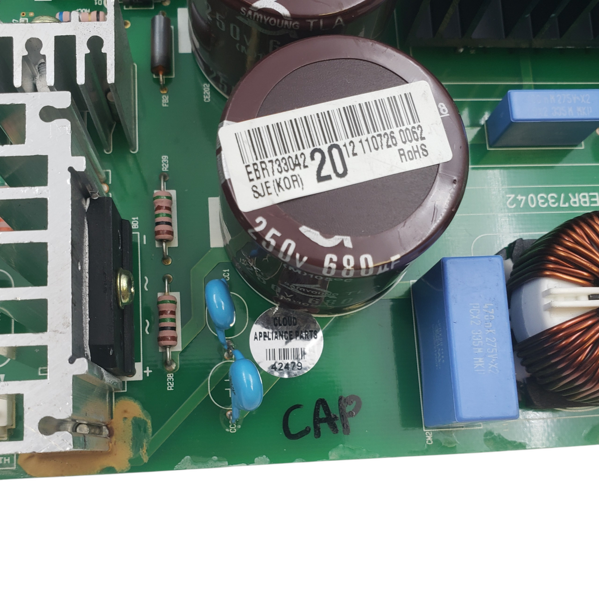 LG Genuine Fridge Control Board EBR73304220 Same Day Shipping & 60 Days Warranty