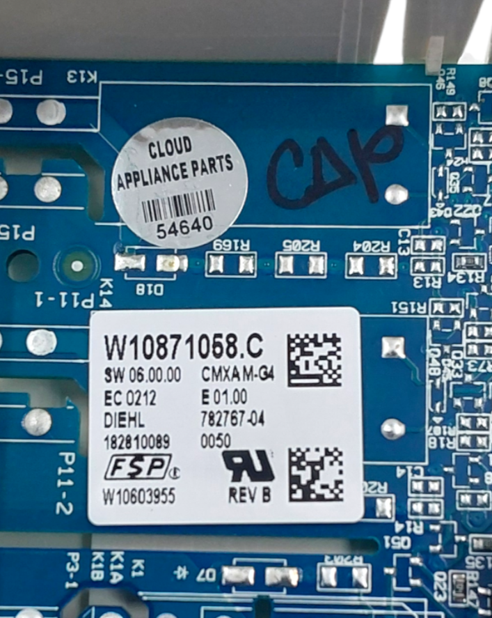 Genuine Whirlpool Range Control Board W10871058 Same Day Ship & 60 Days Warranty