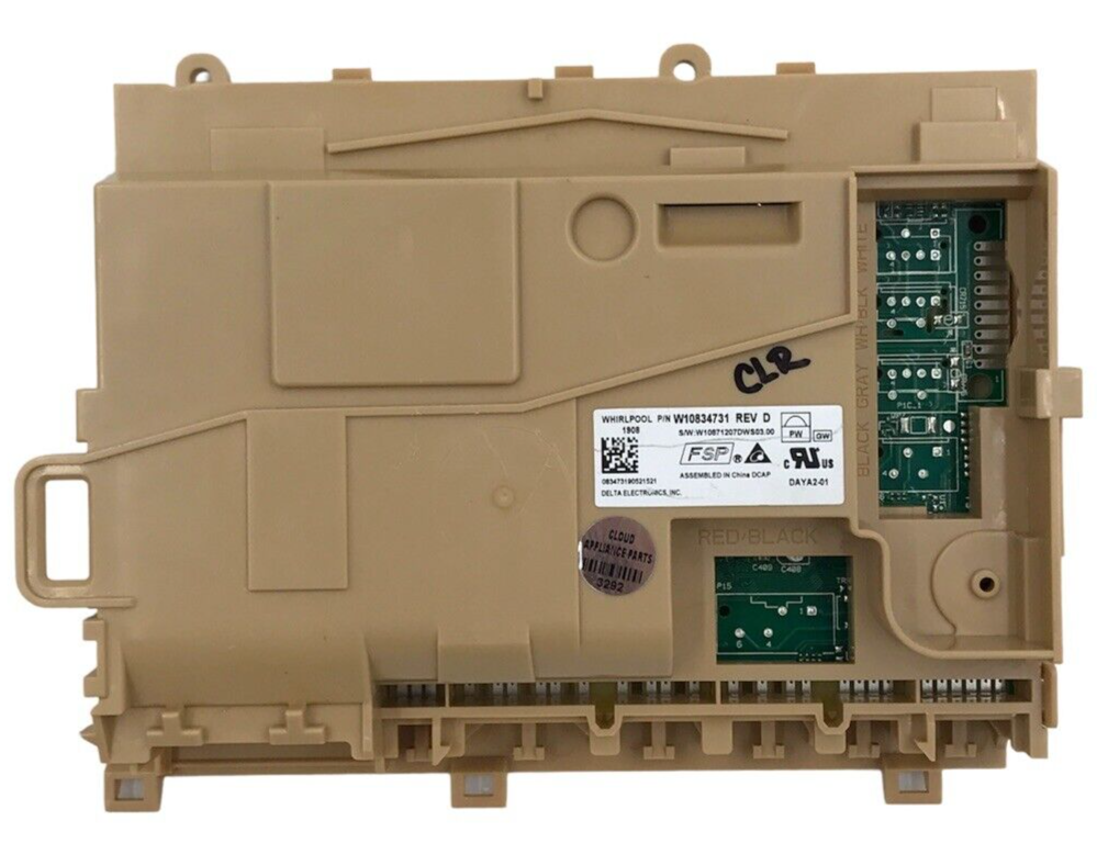 Genuine Whirlpool Dishwasher Control W10834731 Same Day Ship & 60 Days Warranty.