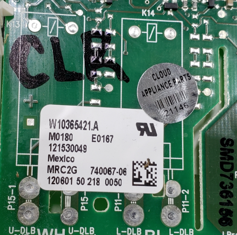 Genuine Whirlpool Oven Control Board W10365421 *Same Day Ship & 60 Days Warranty