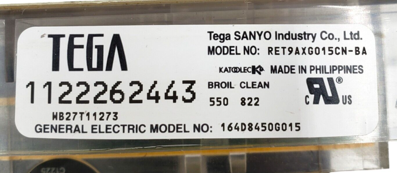 Genuine GE Range Control Board 164D8450G015 Same Day Shipping & 60 Days Warranty