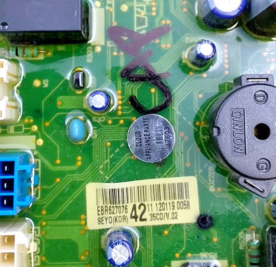 Genuine LG  Dryer Control Board EBR62707642 Same Day Shipping & 60 Days Warranty