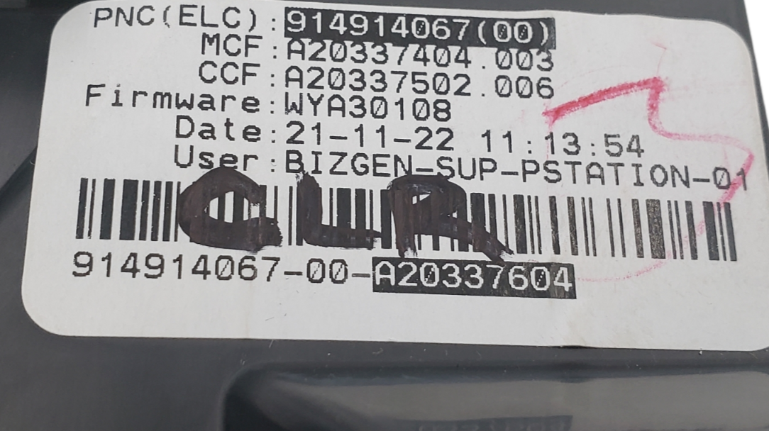 Genuine Frigidaire Washer Control 914914067 Same Day Shipping & 60 Days Warranty
