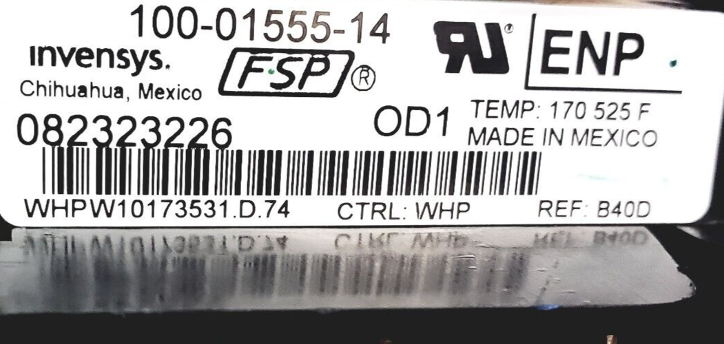 Genuine Whirlpool Oven Control Board W10173531 *Same Day Ship & 60 Days Warranty