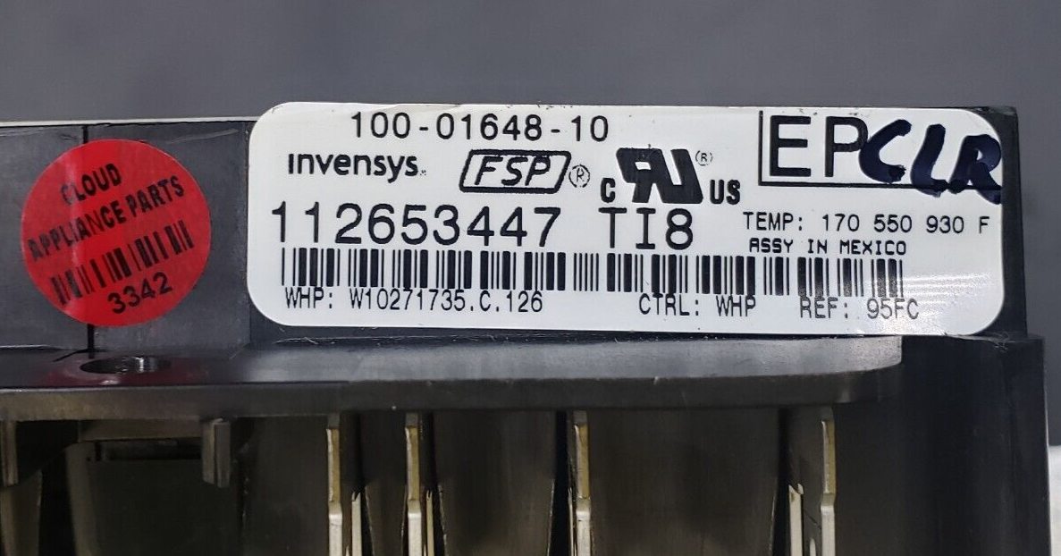 Genuine Whirlpool Oven Control Board W10271735 Same Day Ship & 60 Days Warranty*