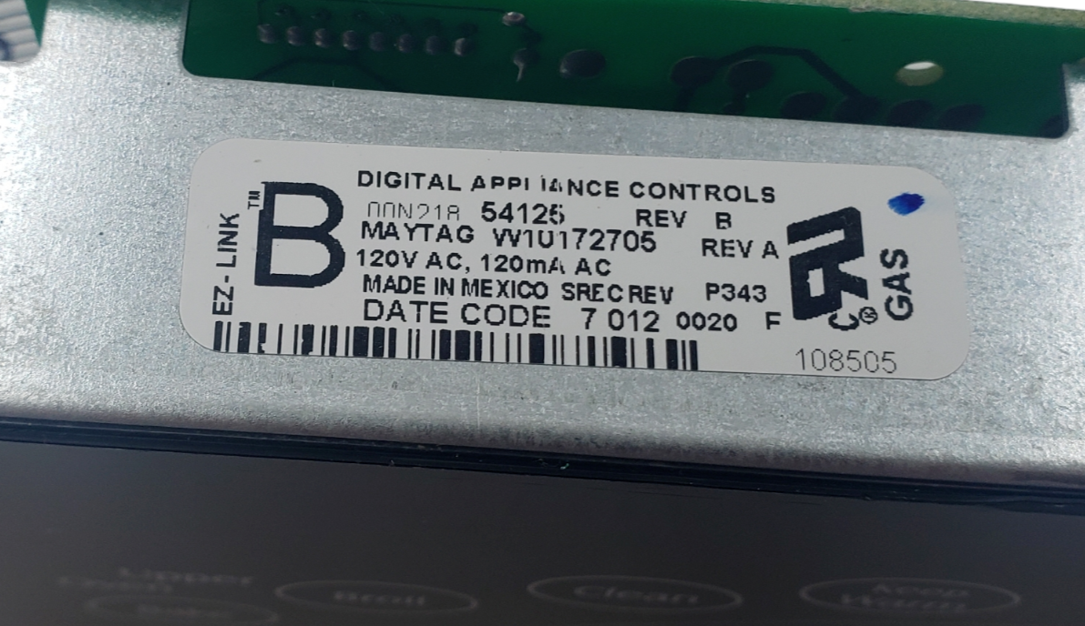 Genuine Whirlpool Oven Control Board W10172705 Same Day Ship & *60 Days Warranty