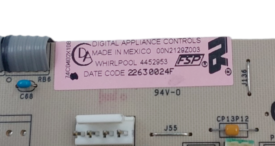Genuine Whirlpool Oven Control Board 4452953 *Same Day Ship & 60 Days Warranty**