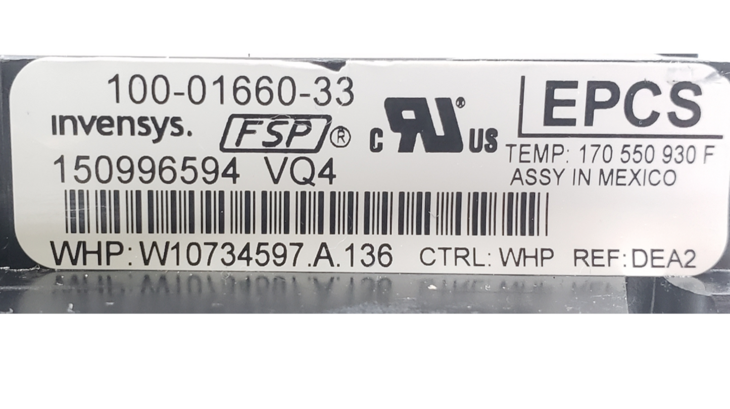 Genuine Whirlpool Oven Control Board W10734597 *Same Day Ship & 60 Days Warranty
