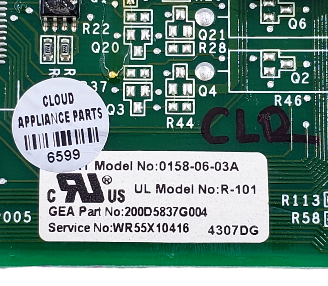 OEM GE Refrigerator Control Board 200D5837G004 Same Day Ship & 60 Days Warranty*