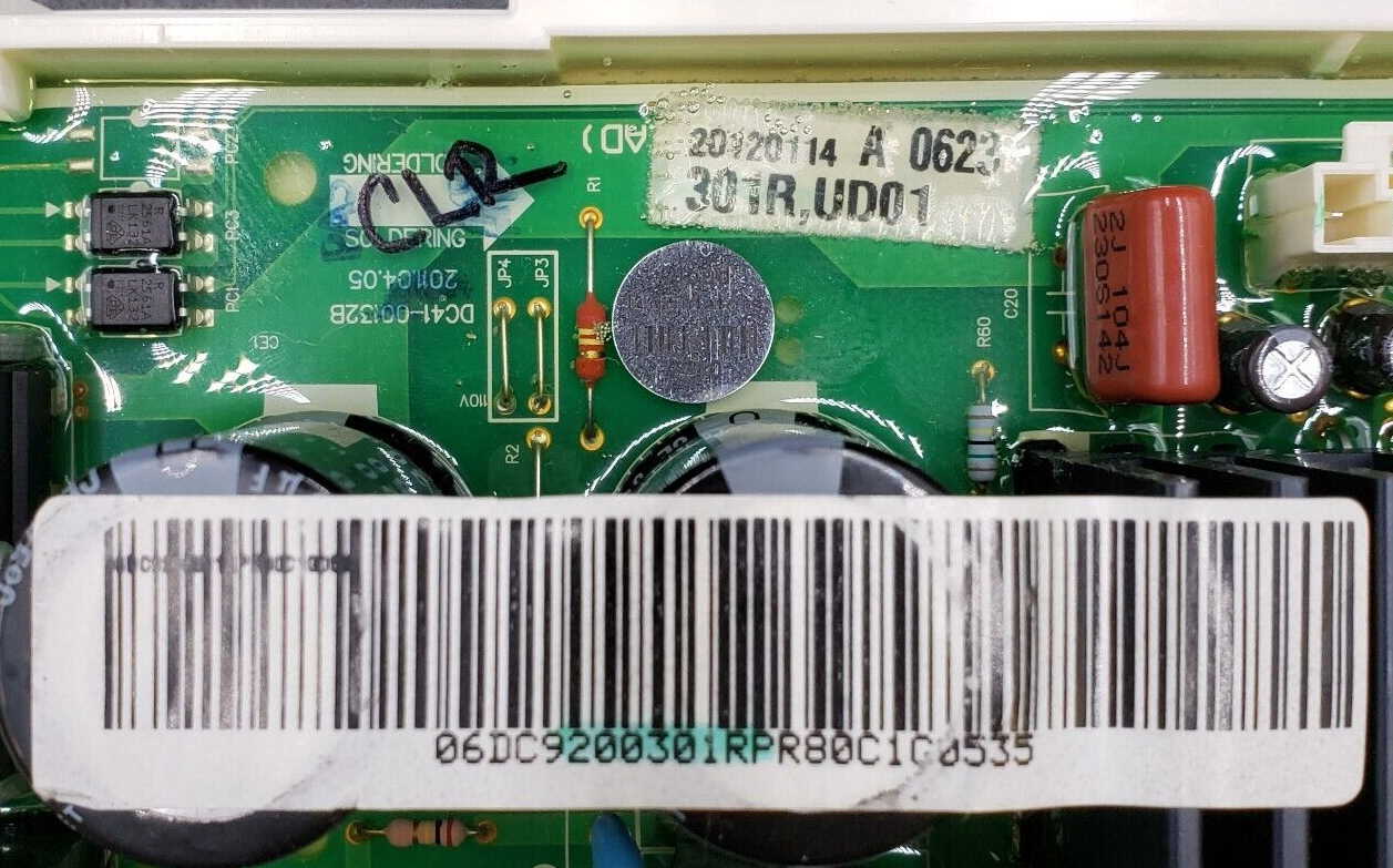 Genuine Samsung Washer Control  DC92-00301R Same Day Shipping & 60 Days Warranty