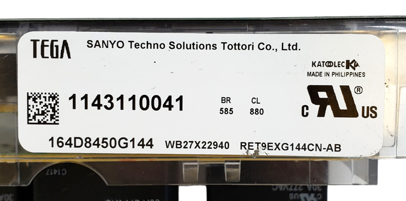 Genuine GE Range Control Board 164D8450G144 Same Day Shipping & 60 Days Warranty