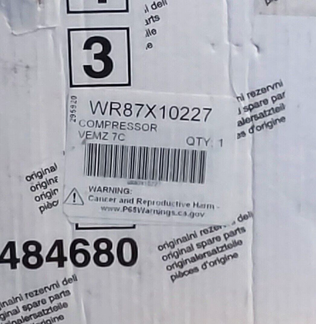 New GE Refrigerator Compressor WR87X10227 *Same Day Shipping & 60 Days Warranty*