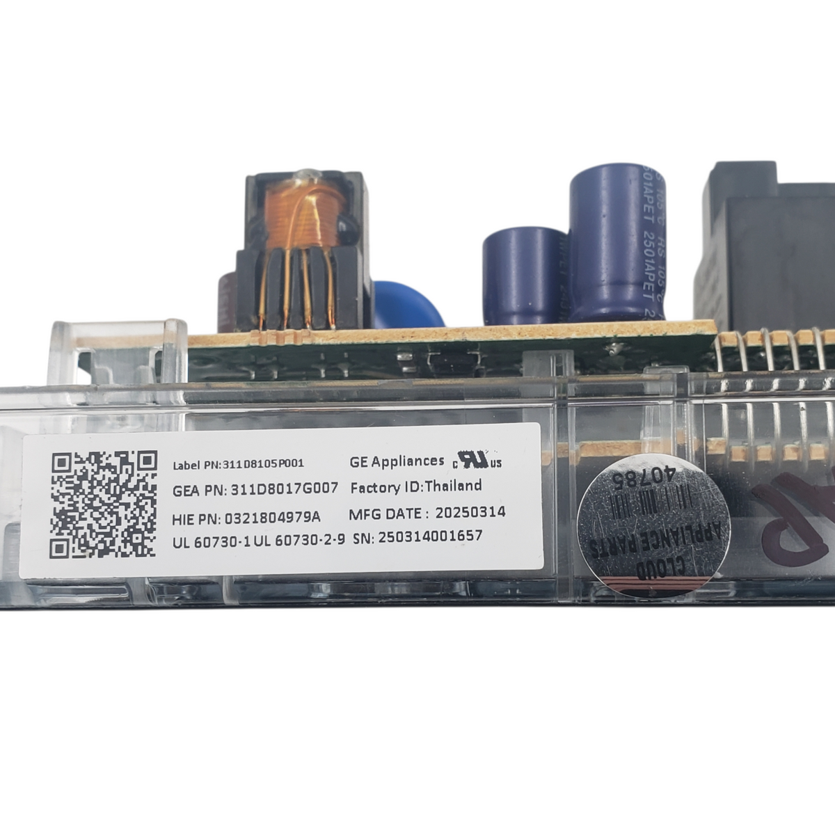 GE Genuine Range Control Board 311D8017G007 Same Day Shipping & 60 Days Warranty