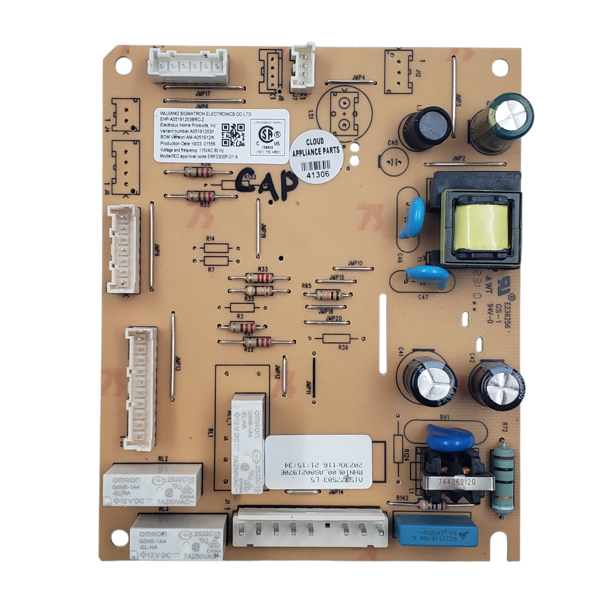 Frigidaire OEM Fridge Control Board A05191203 *Same Day Ship & 60 Days Warranty*