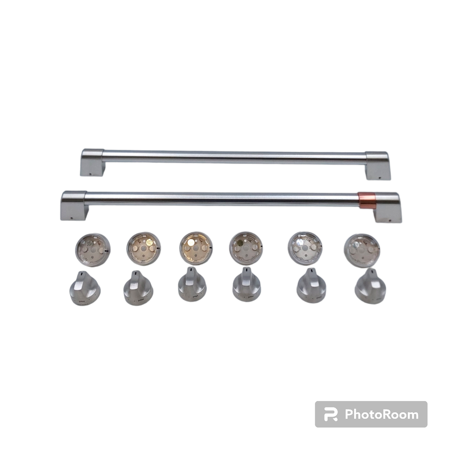 New GE Cafe Range Handle & Knob Kit CXFCHHKPMSS Same Day Ship & 60 Days Warranty