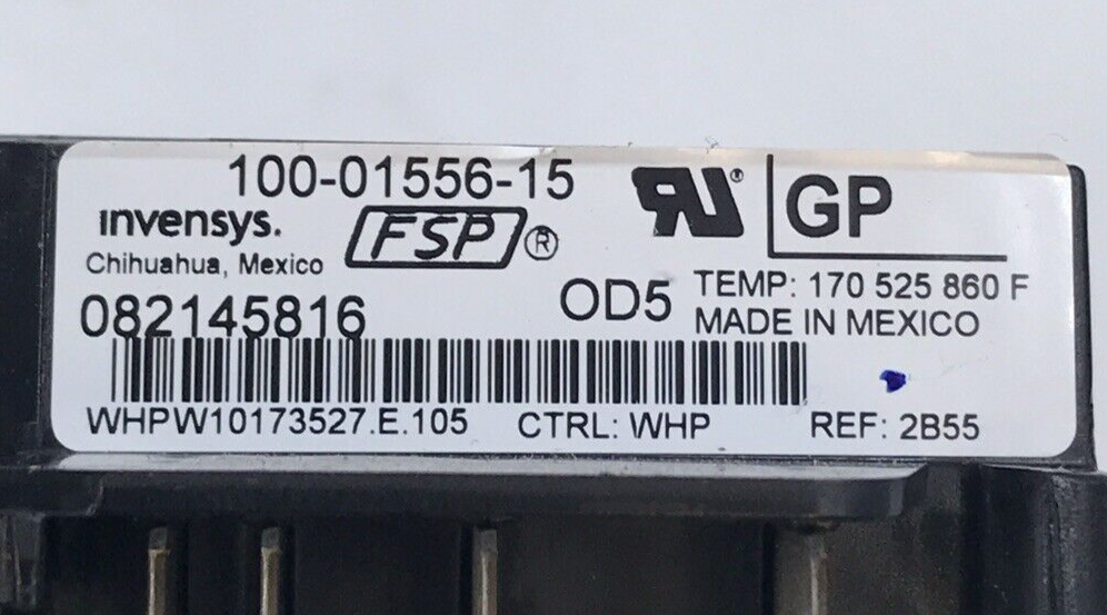 Genuine Whirlpool Range Control Board W10173527 Same Day Ship & 60 Days Warranty