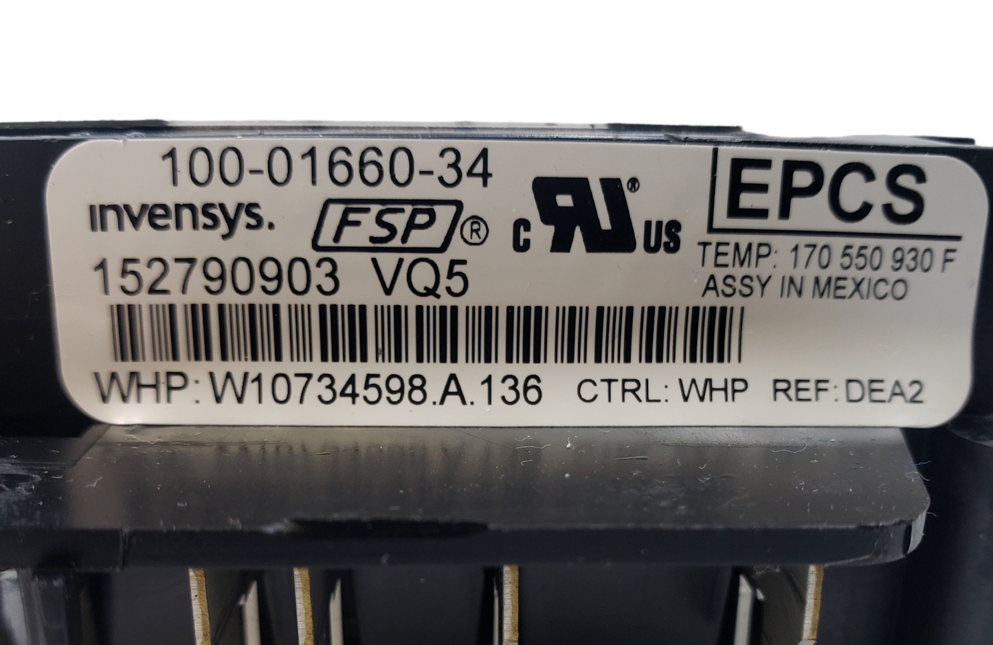 Genuine Whirlpool Range Control Board W10734598 Same Day Ship & 60 Days Warranty