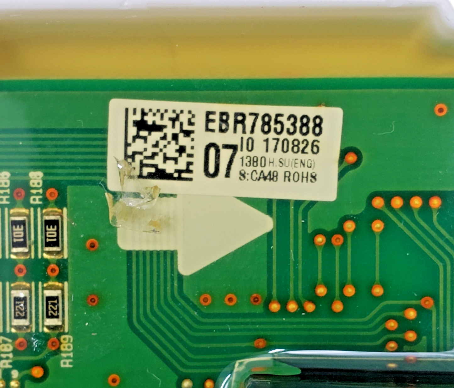 Genuine LG Washer Control Board EBR78538807 Same Day Shipping & 60 Days Warranty