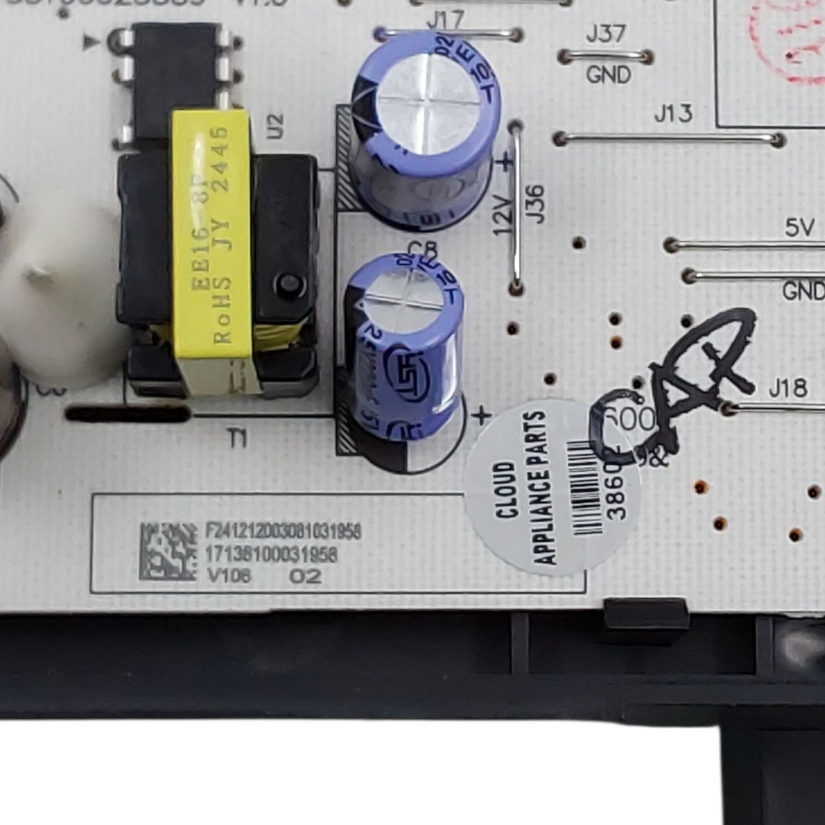 New Midea Washer Control Board 17138100031958 *Same Day Ship & 60 Days Warranty*