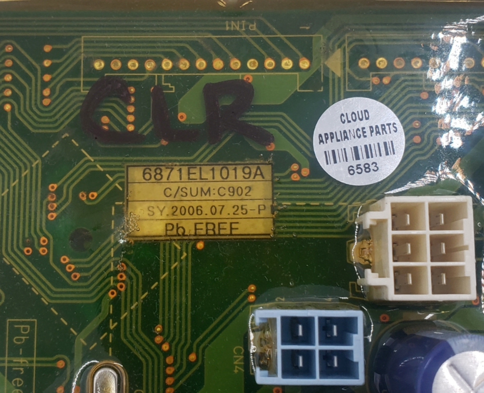Genuine LG Dryer Control Board 6871EL1019A Same Day Shipping & *60 Days Warranty