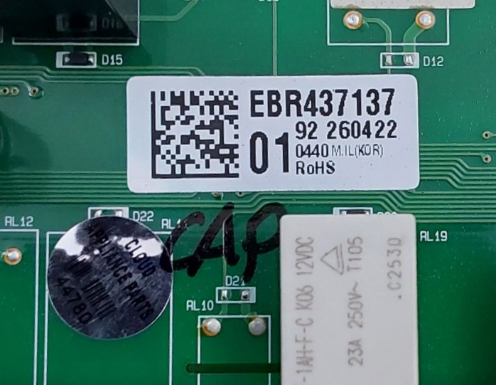 LG New Range Control Board EBR43713701 ***Same Day Shipping & 60 Days Warranty**