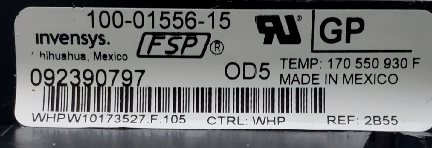Genuine Whirlpool Range Control Board W10173527 Same Day Ship & 60 Days Warranty