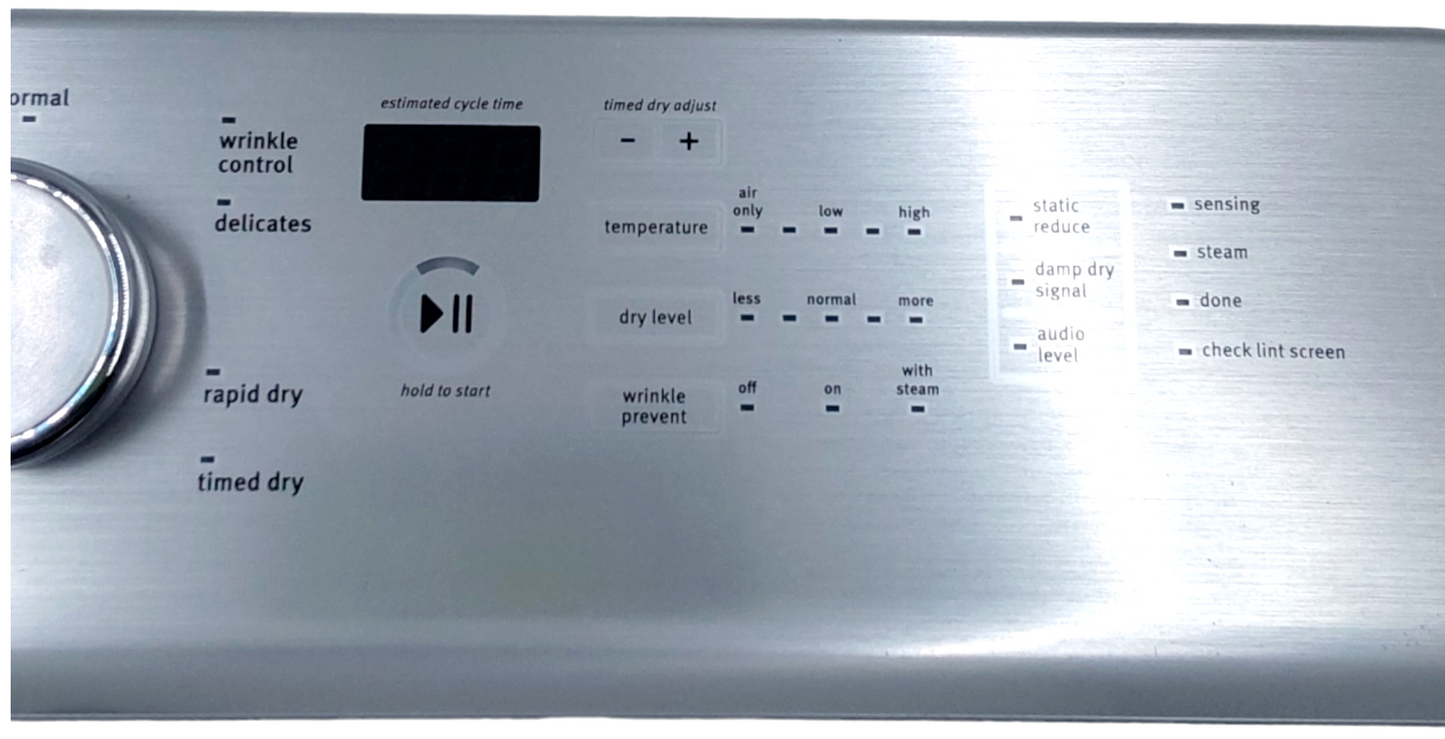 Genuine Whirlpool Dryer Control Panel W10507962 Same Day Ship & 60 Days Warranty
