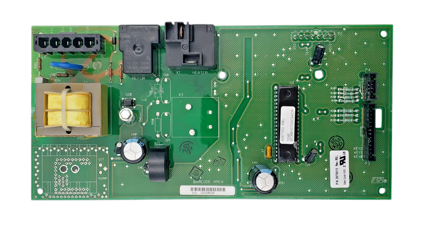 Genuine Whirlpool Dryer Control Board 3978915 *Same Day Ship & 60 Days Warranty*