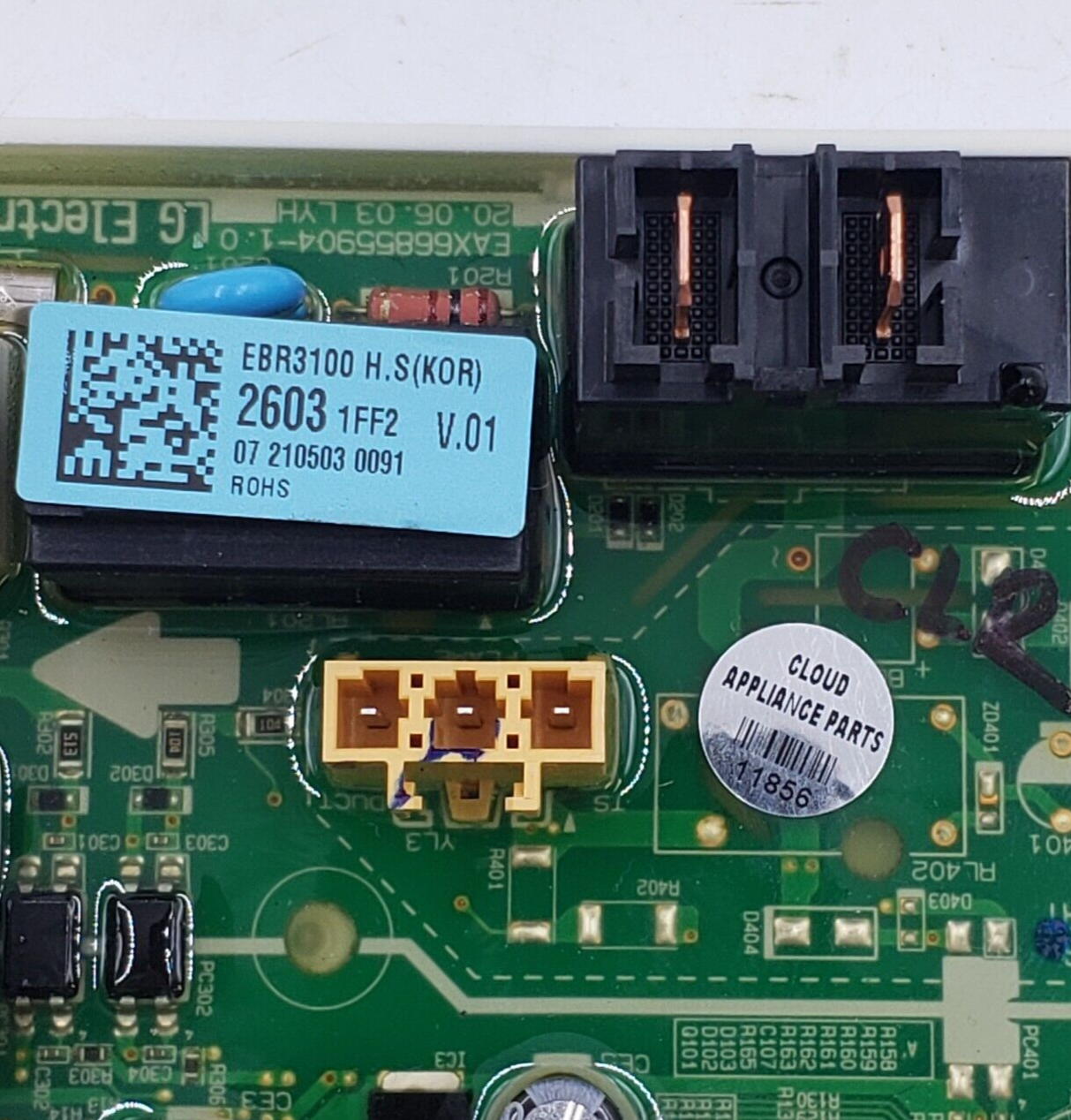 Genuine LG Dryer Control Board EBR31002603 Same Day Shipping & 60 Days Warranty.