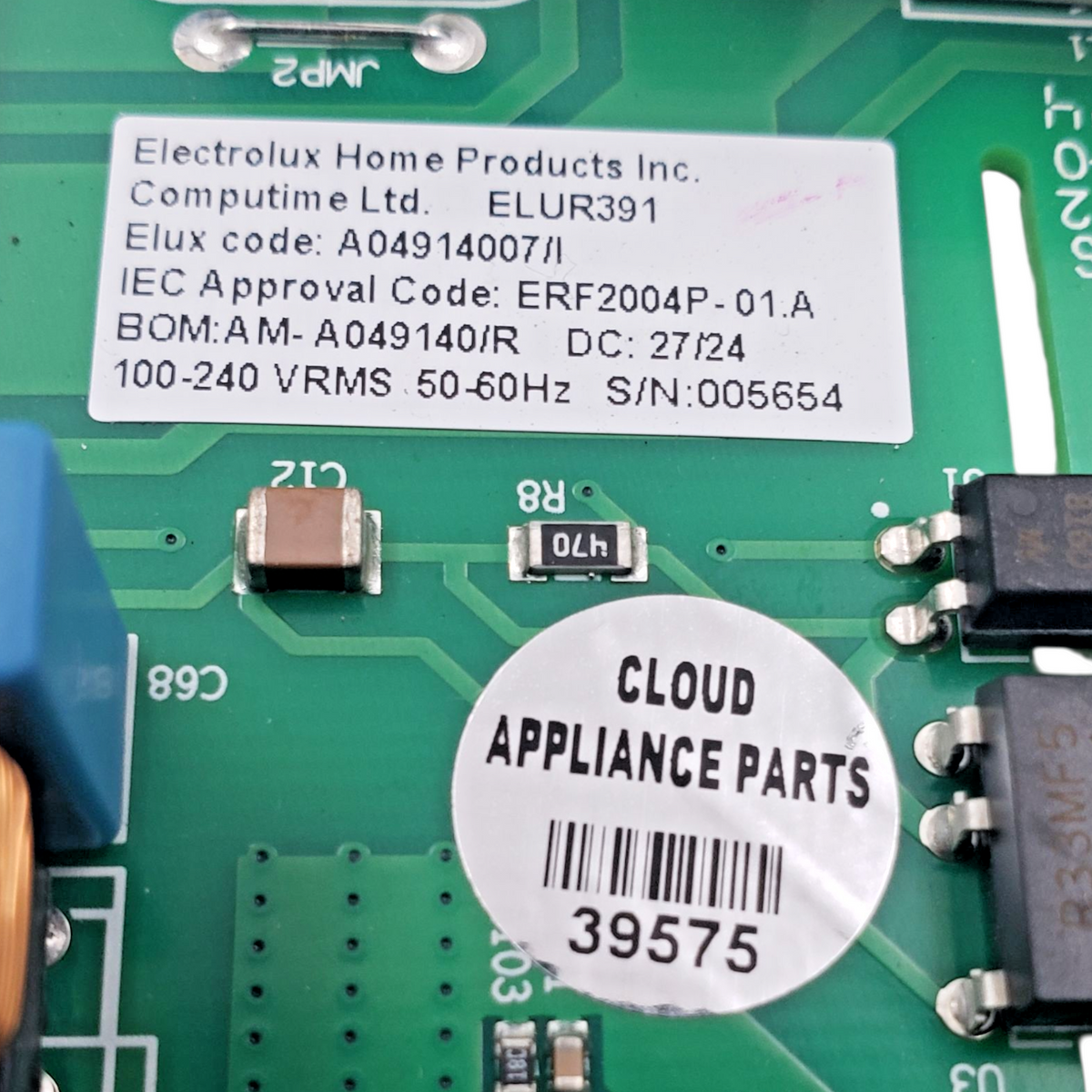 OEM Washer Electrolux Control Board A04914007 *Same Day Ship & 60 Days Warranty*