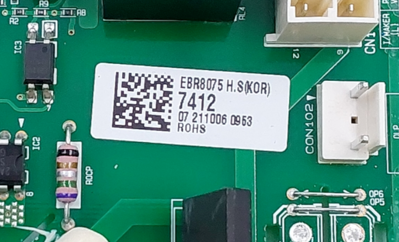 Genuine LG Fridge Control Board EBR80757412 Same Day Shipping & 60 Days Warranty