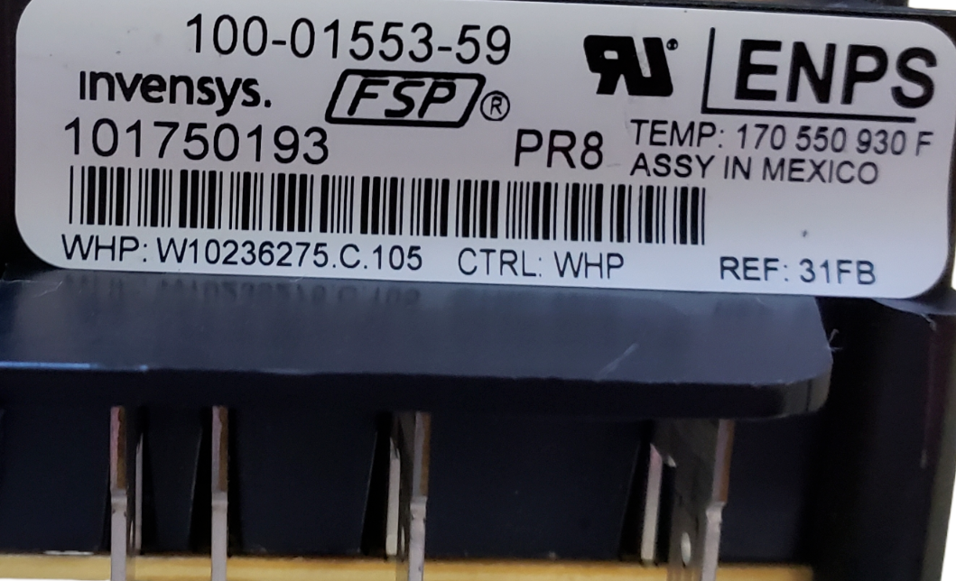 Genuine Whirlpool Oven Control Board W10236275 *Same Day Ship & 60 Days Warranty