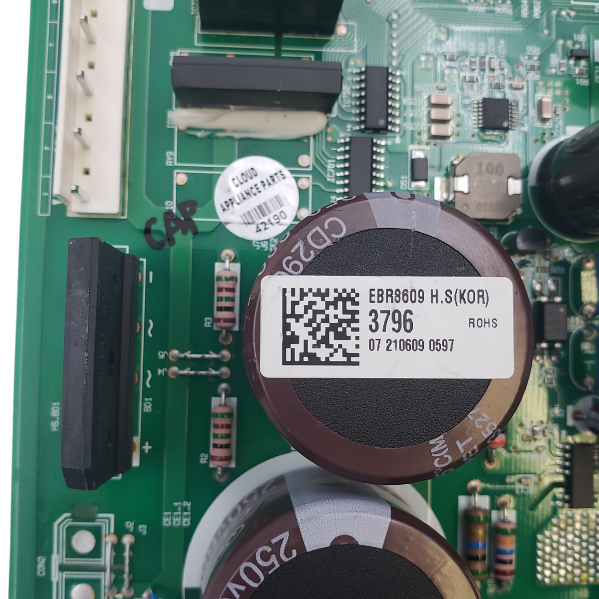 LG Genuine Fridge Control Board EBR86093796 Same Day Shipping & 60 Days Warranty