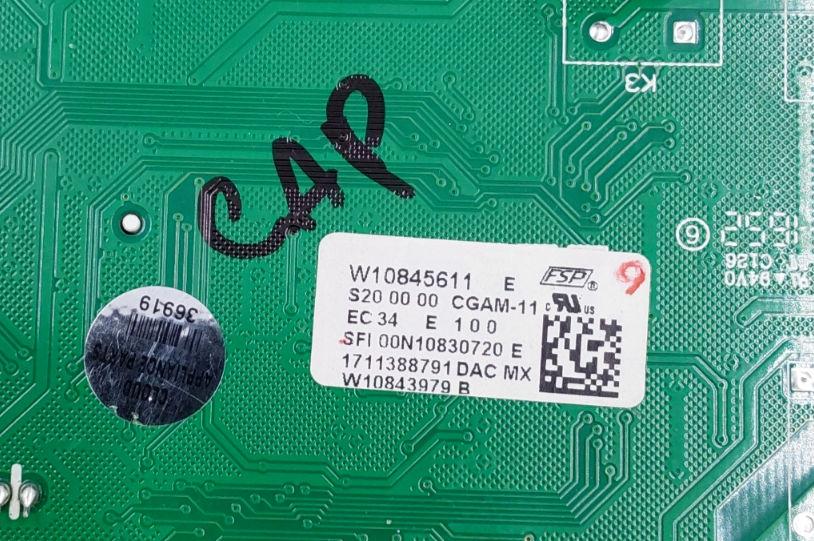 Genuine Whirlpool Range Control Board W10845611 Same Day Ship & 60 Days Warranty