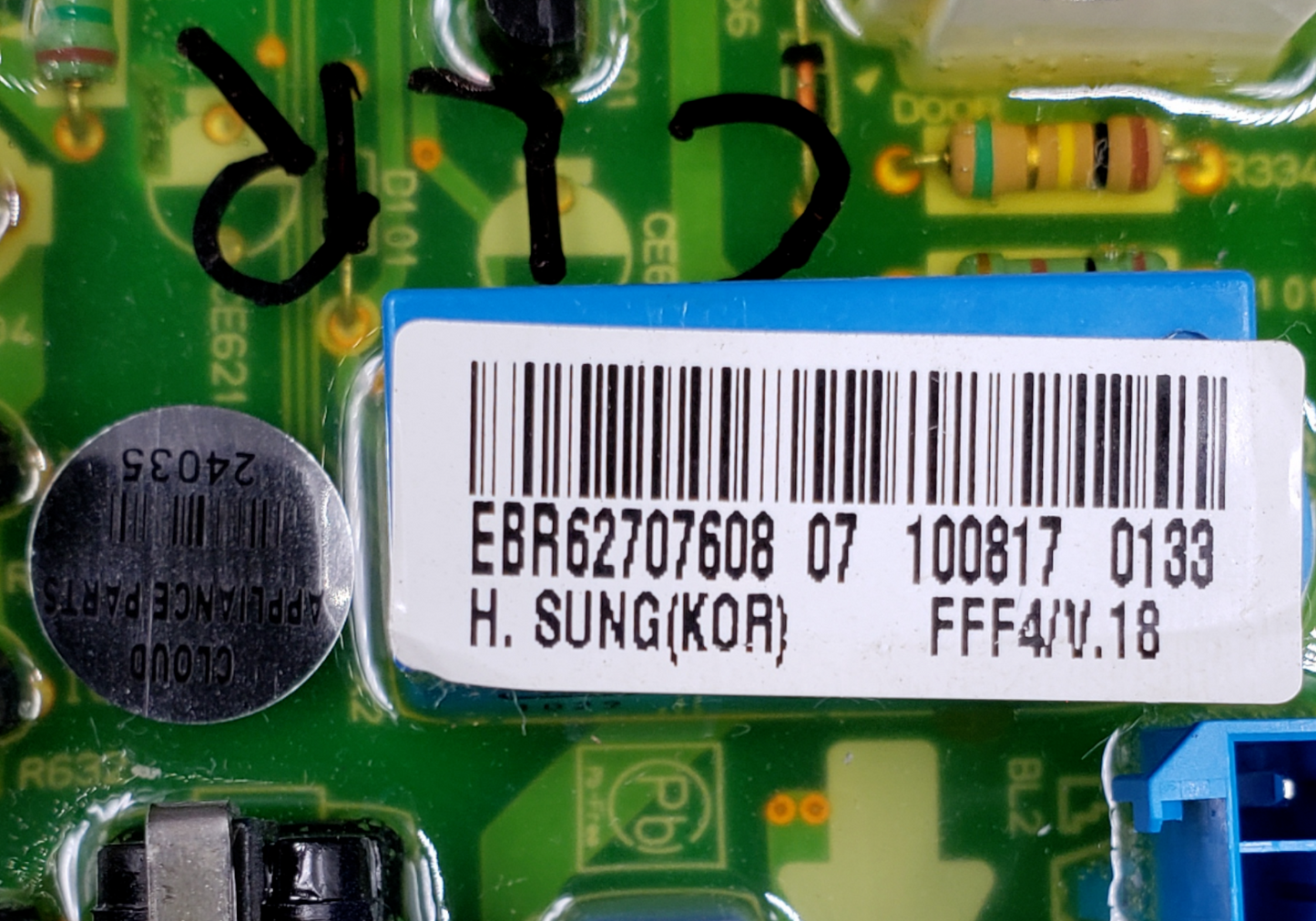 Genuine LG Dryer Control Board EBR62707608 *Same Day Shipping & 60 Days Warranty