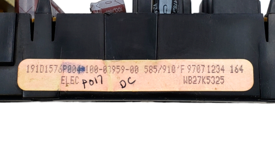 Genuine GE Range Control Board 191D1576P004 Same Day Shipping & 60 Days Warranty