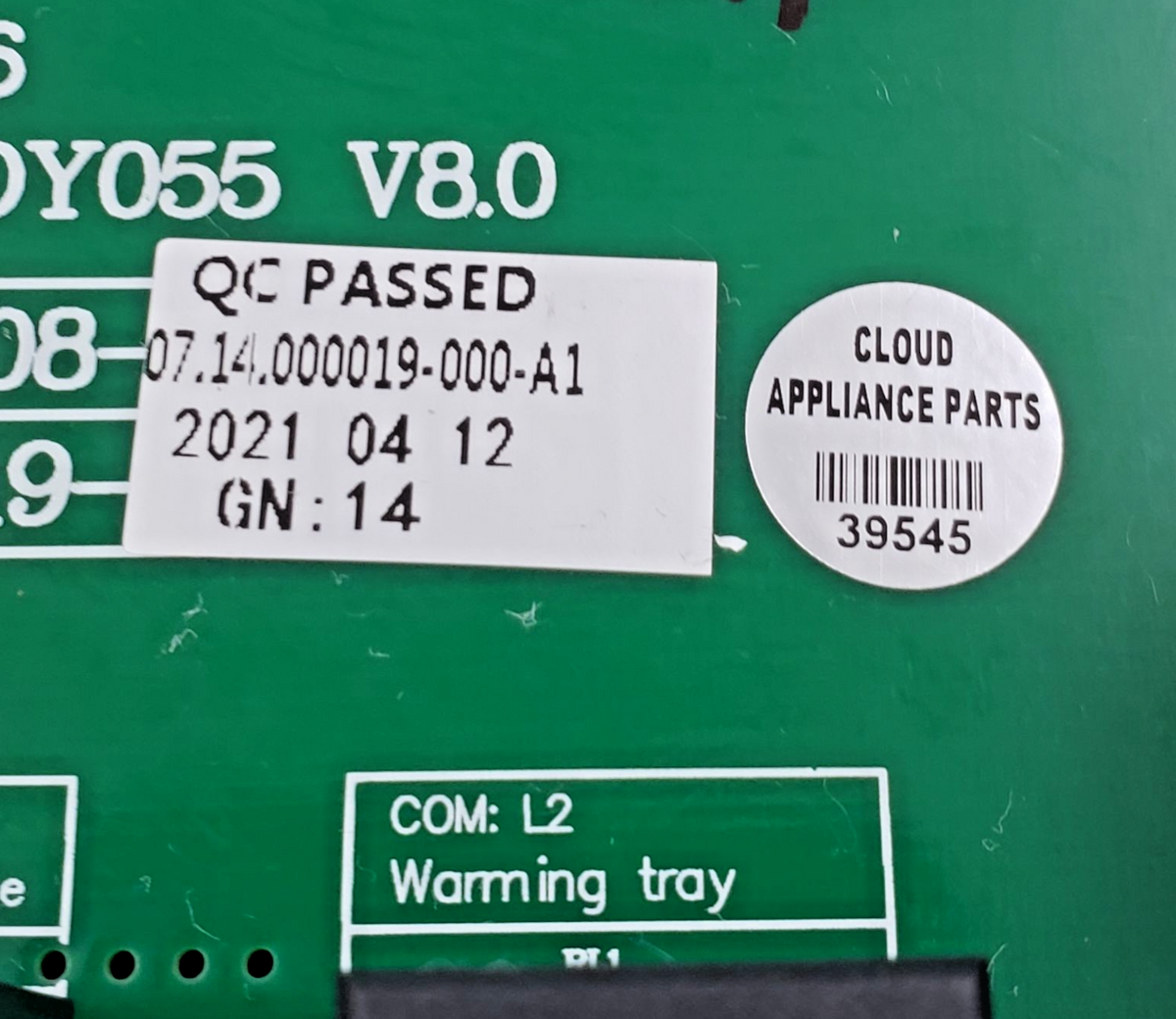 OEM Insignia Oven Board 07.14.000019-000-A1 Same Day Shipping & 60 Days Warranty