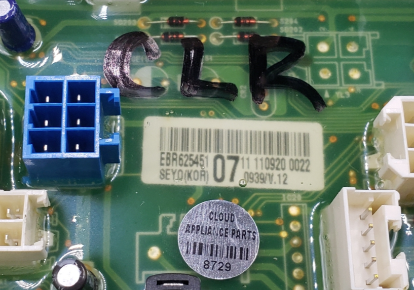Genuine LG Washer Control Board EBR62545107 Same Day Shipping & 60 Days Warranty