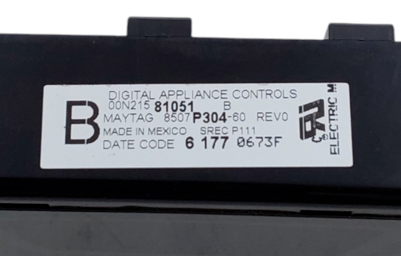 Genuine Whirlpool Range Control Same 8507P304-60 Day Shipping & 60 Days Warranty