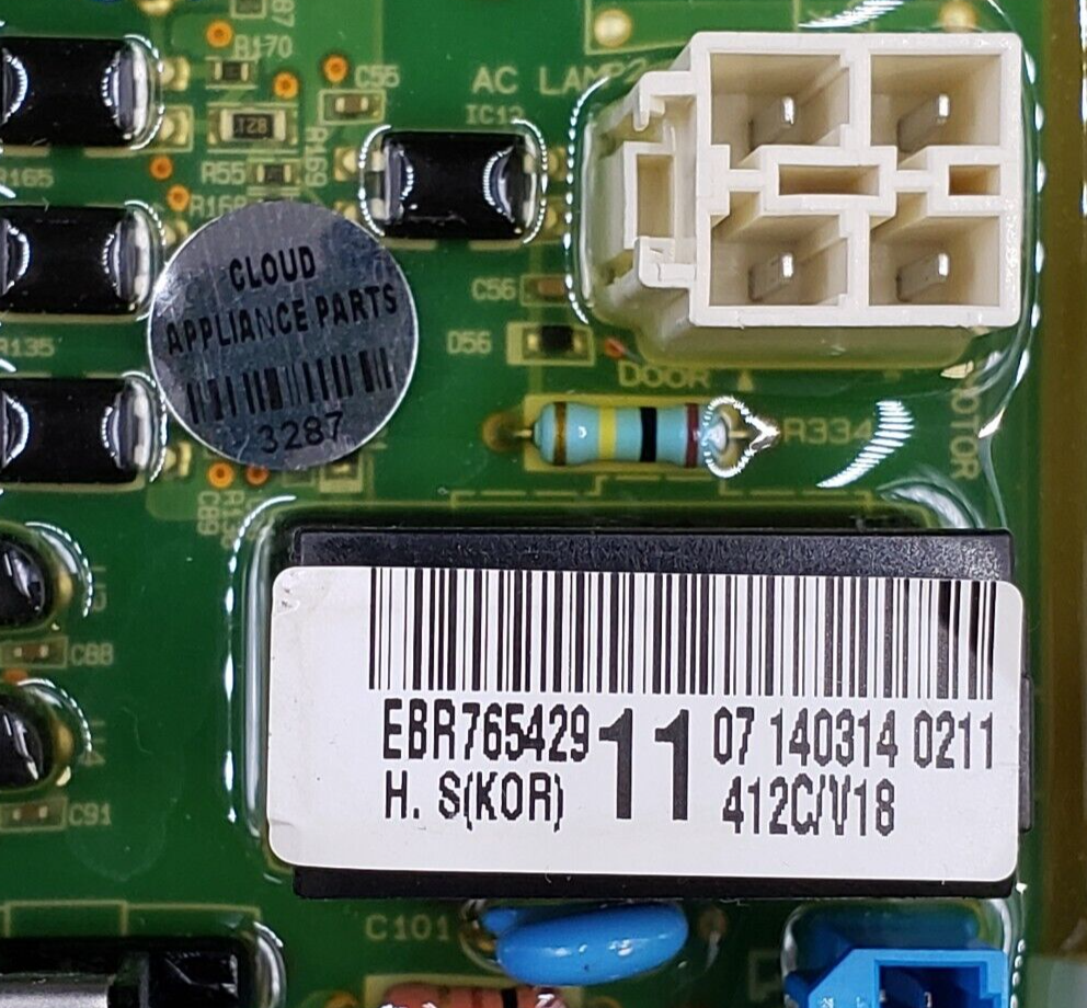 Genuine LG Dryer Control Board EBR76542911 Same Day Shipping & 60 Days Warranty.