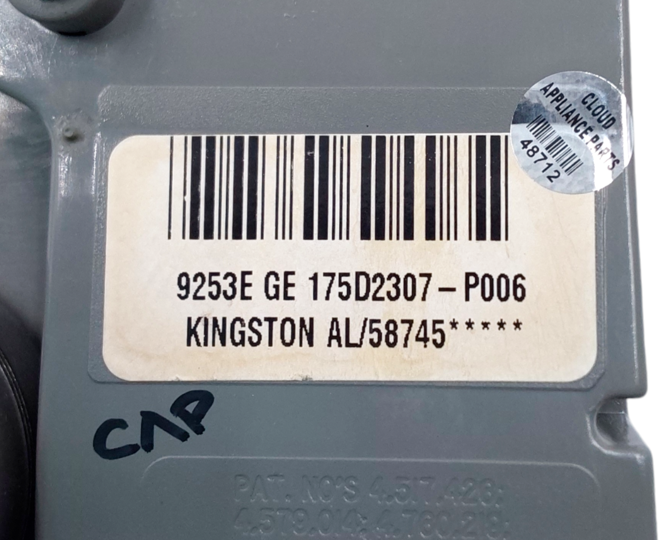 Genuine GE Washer Timer Assembly 175D2307P006 Same Day Ship & 60 Days Warranty