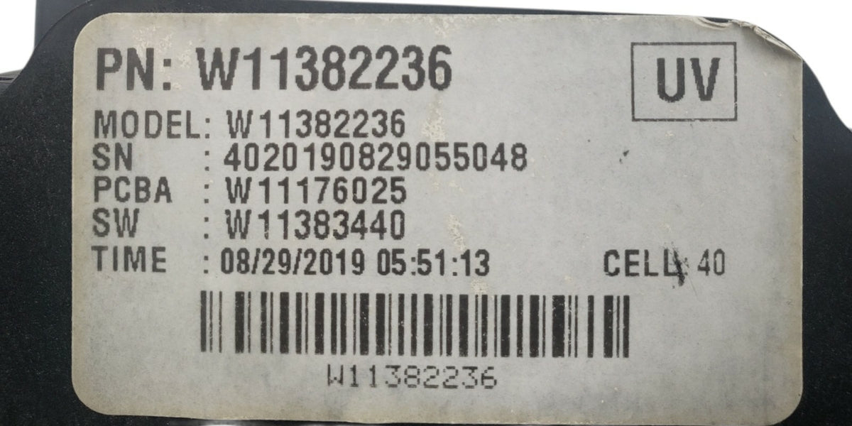 Whirlpool Genuine Dryer Control Board W11382236 Same Day Ship & 60 Days Warranty
