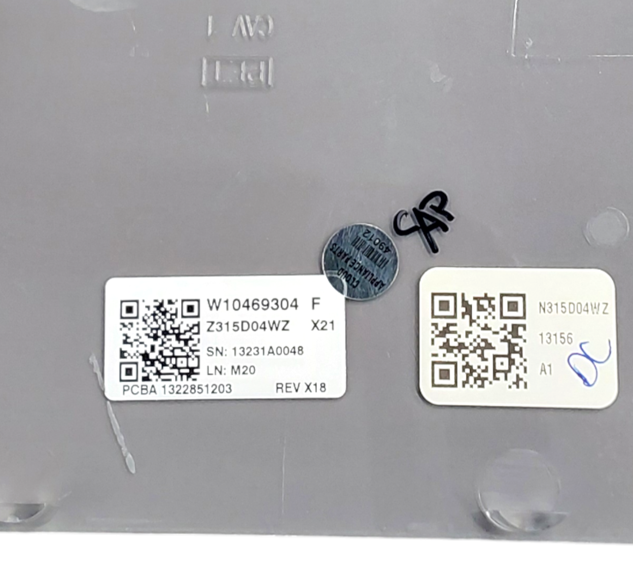 Genuine Whirlpool Dryer Control Panel W10469304 Same Day Ship & 60 Days Warranty