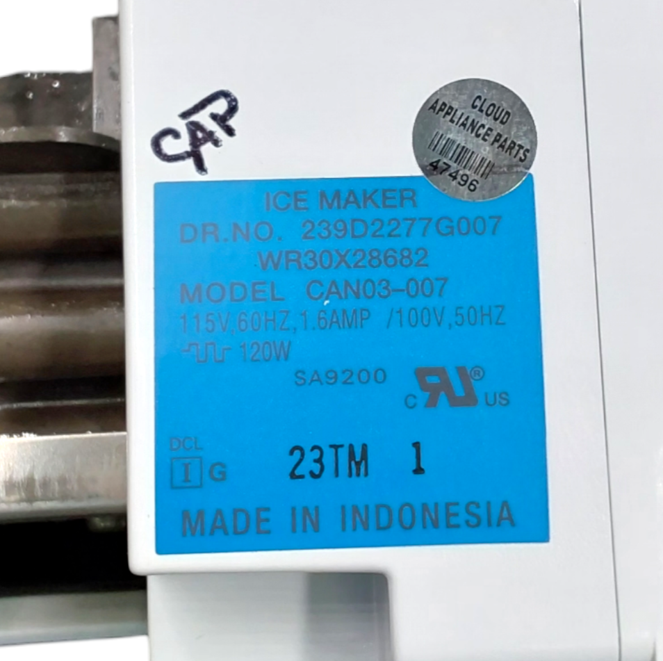 New GE Refrigerator Ice Maker 239D2277G007 Same Day Shipping & 60 Days Warranty*